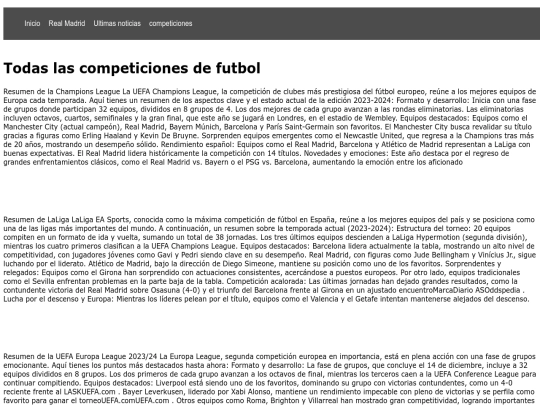 competiciones screenshot