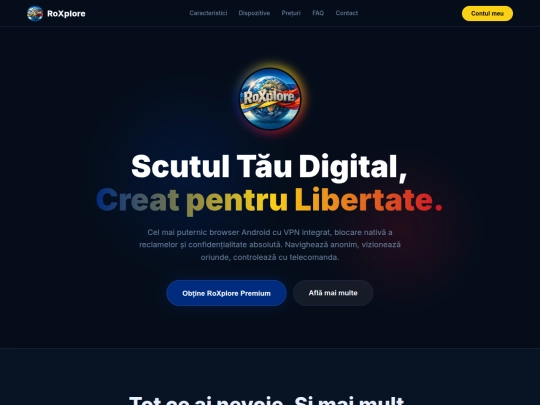 Teste/roxplore-site screenshot