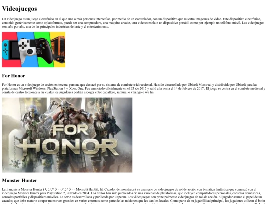 TercerProyecto/Videojuegos screenshot