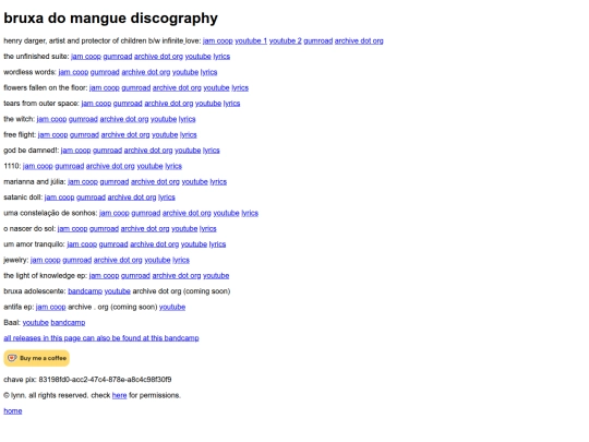 discography screenshot