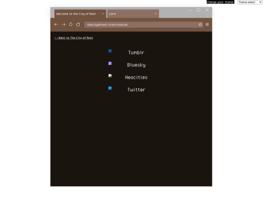 socials screenshot