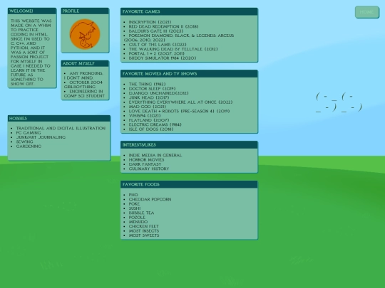 Profile screenshot