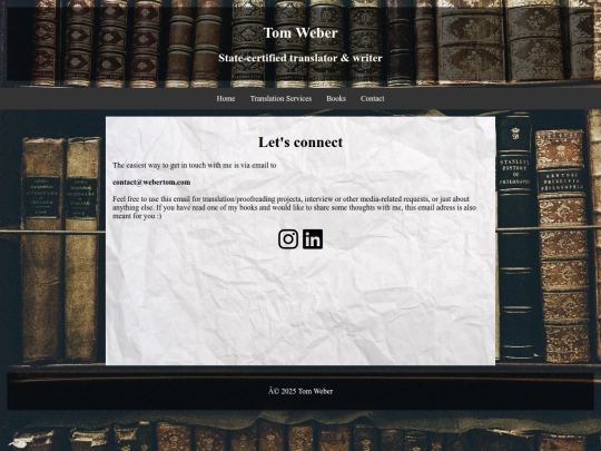 Contact screenshot