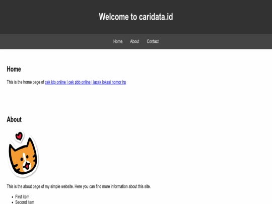 index screenshot