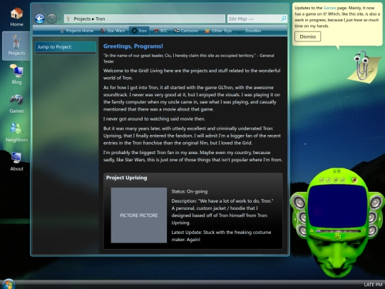 projects/tron screenshot
