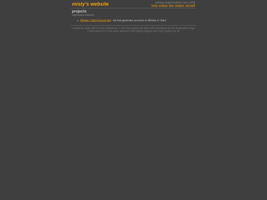 projects screenshot