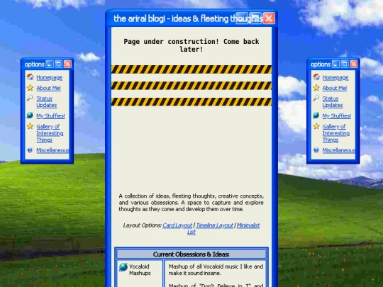 stuffs/ideas screenshot