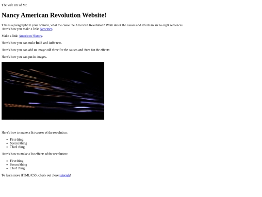 index screenshot