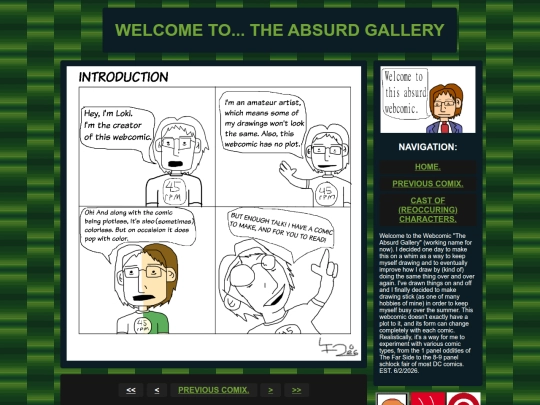 webcomic screenshot