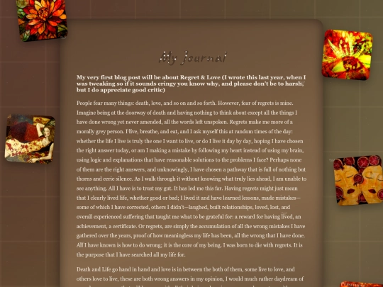Journal screenshot