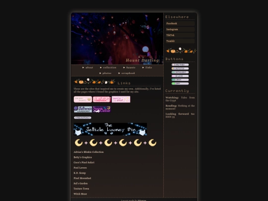 links screenshot