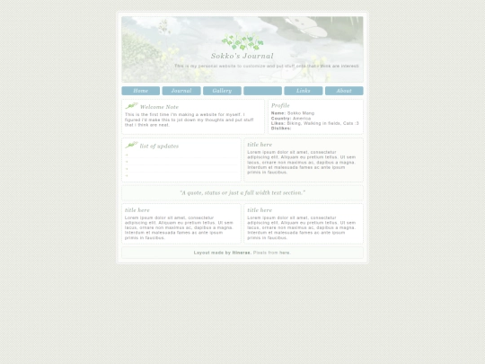 index screenshot