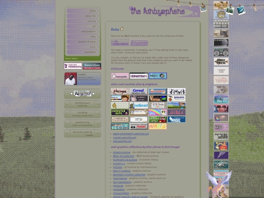 links screenshot