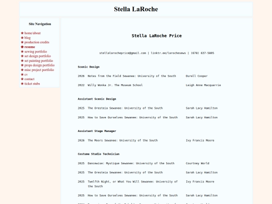 resume screenshot