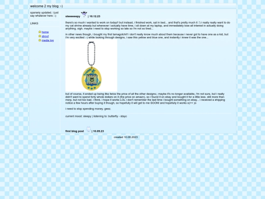 blog screenshot