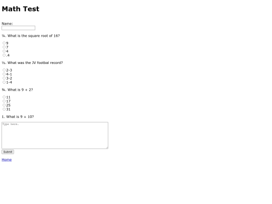 Test screenshot