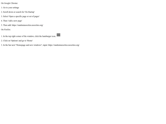 homepagetutorial screenshot