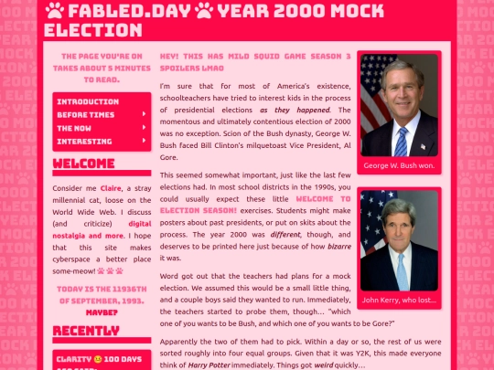 before/y2k/election screenshot