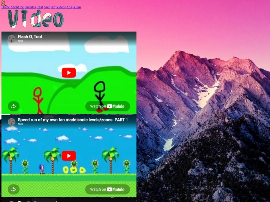 Videos screenshot