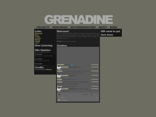 index screenshot