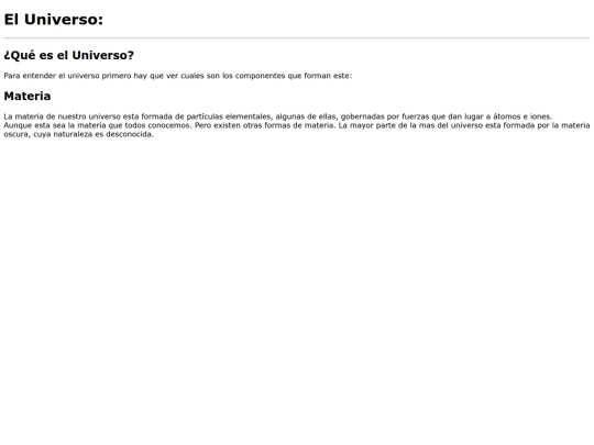 Universo.MLP/Materia screenshot