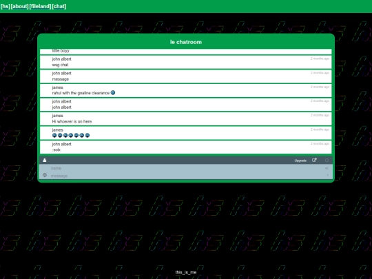 chat screenshot