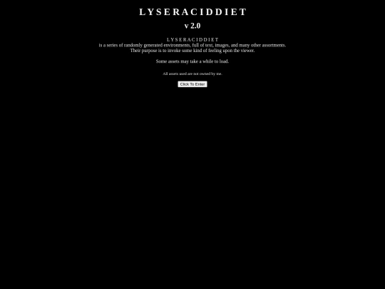 lyseraciddiet screenshot