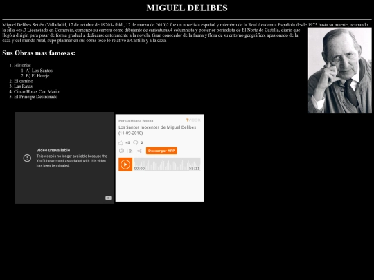 MIGUEL screenshot