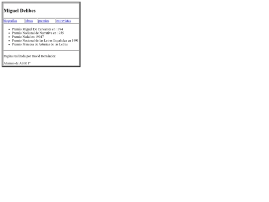 Miguel/Premios screenshot