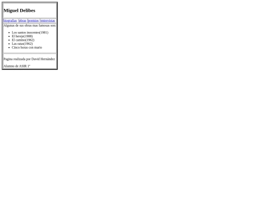 Miguel/obras screenshot