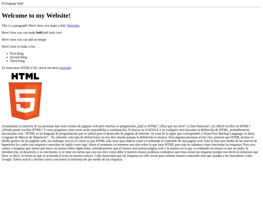 index screenshot