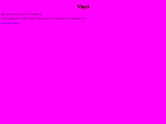 music/vinyl screenshot