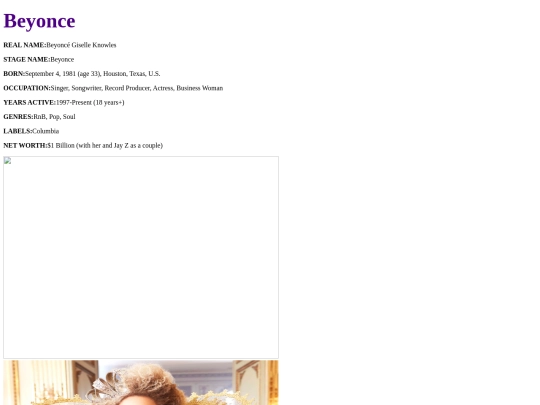 beyonce screenshot