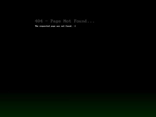 not_found screenshot
