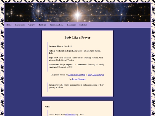 Fics/Body_Like_a_Prayer screenshot