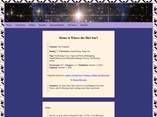 Fics/Home_is_Where_the_Dirt screenshot