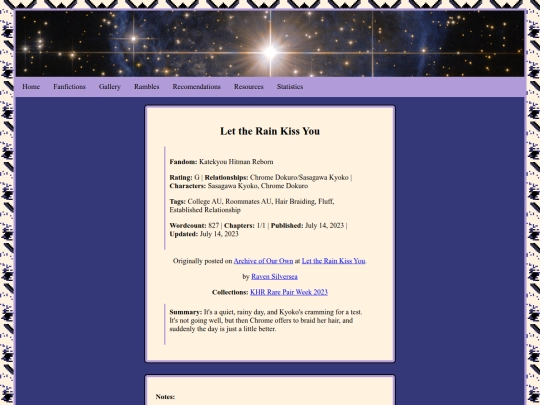 Fics/Let_the_Rain_Kiss_You screenshot