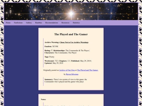 Fics/The_Played_and_The_Gamer screenshot
