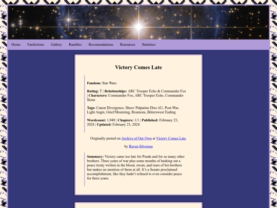 Fics/Victory_Comes_Late screenshot