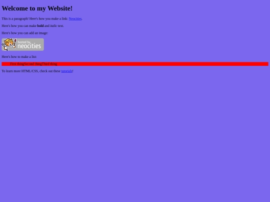 HTML probeersel/probeersel screenshot