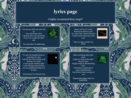 lyrics screenshot
