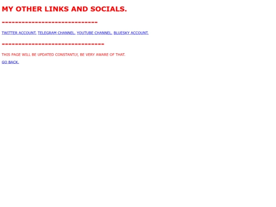 socials screenshot