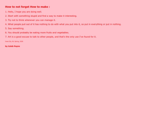 DigitalManifestosText/HowToNotForgetHowToMake screenshot