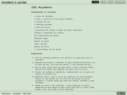 recipes/mujaddara screenshot