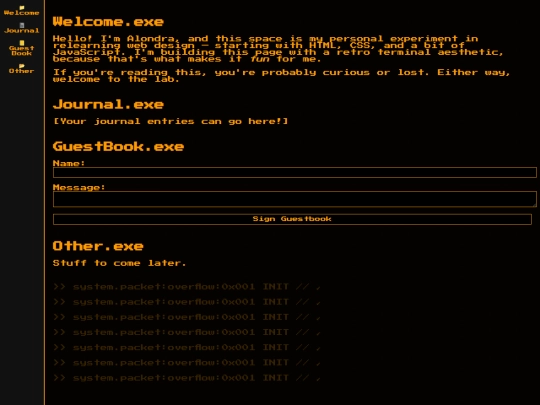 index screenshot
