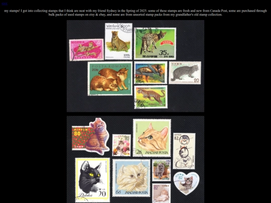 collection/stamps screenshot
