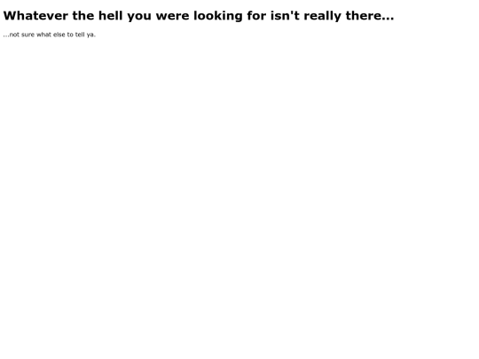 not_found screenshot