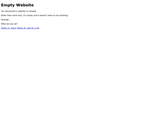 EmptyWebsite screenshot