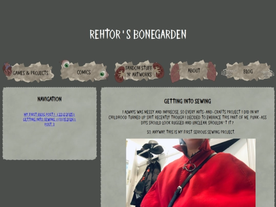 blog screenshot