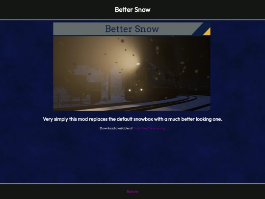TSW_Modding/BetterSnow screenshot